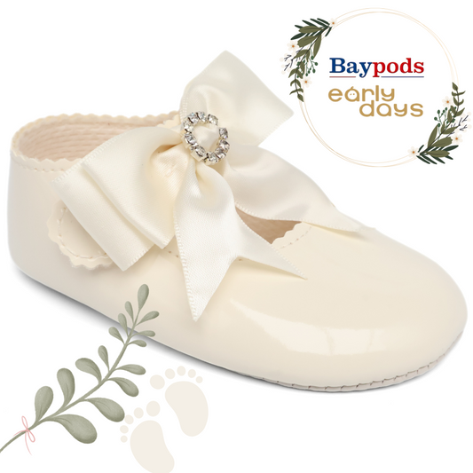 Baypods B060 Originals Girls Babies Soft Soles Shoes UK Size 2 - 3