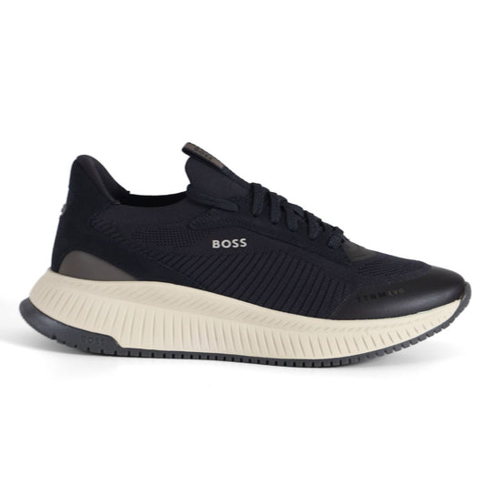 Hugo Boss Titanium Evo Mens Shoes Trainers UK Size 8   Dark Blue