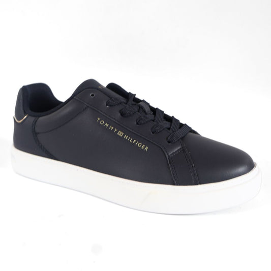 Tommy Hilfiger Essential Court Mens Shoes Trainers UK Size 6   Blue White
