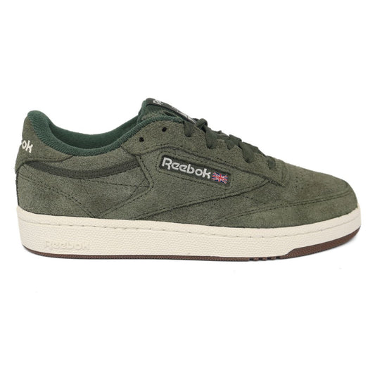Reebok Club C 85 Mens Shoes Trainers UK Size 4.5  Green White