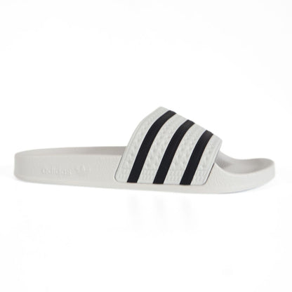 Adidas Adilette Adults Sliders Slippers UK Size 7  White Black 280648