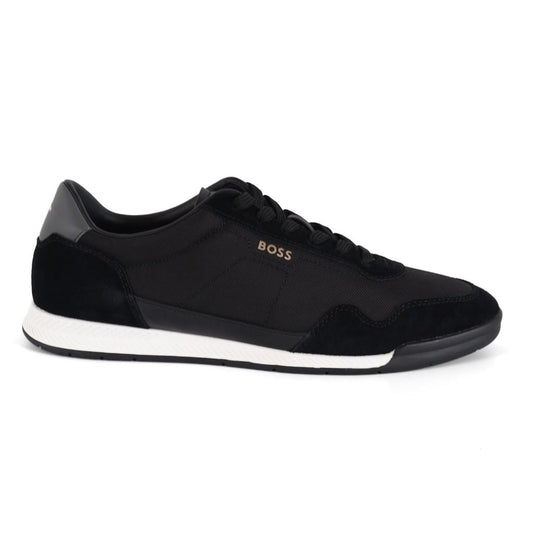 Hugo Boss Titanium SL Mens Shoes UK Size 7  Black White