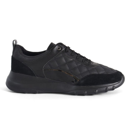 Geox D Alleniee Respira Womens Shoes Trainers UK Size 7  Black
