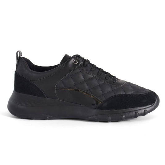 Geox D Alleniee Respira Womens Shoes Trainers UK Size 7  Black