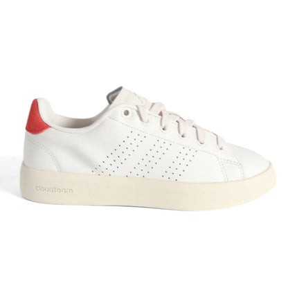 Adidas Advantage Premium Kids Shoes Trainers UK Size 3.5   White Red