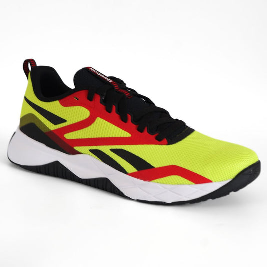 Reebok NFX Mens Running Shoes Trainers UK Size 7.5 - 9.5  Yellow Black