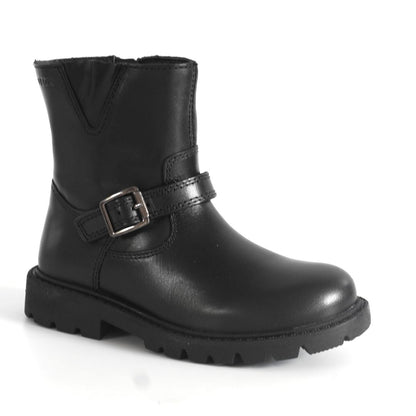 Geox J Shaylax Respira Kids Girls Boots Trainers UK Size 10 Black