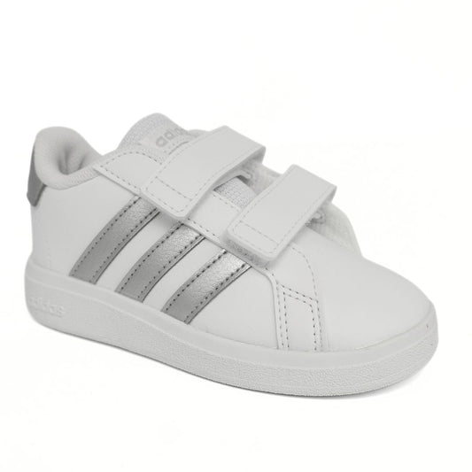 Adidas Grand Court Toddlers Shoes Trainers Size 6 - 9.5 GW6526 Strap Up