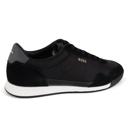 Hugo Boss Titanium SL Mens Shoes UK Size 7  Black White