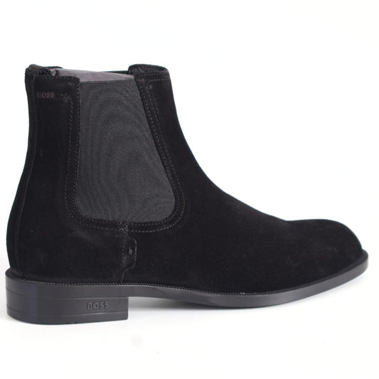 Hugo Boss Tayil Cheb Womens Ankle Boots Shoes UK Size 7  Black