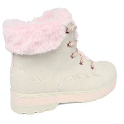 Skechers Street Glitz Girls Shoes Trainers UK Size 2.5 Pink
