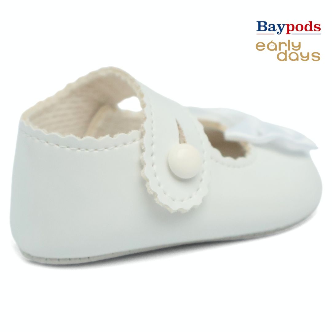 Baypods B604 Originals Girls Babies Soft Soles Pre-Walkers Shoes UK Size 0 - 3