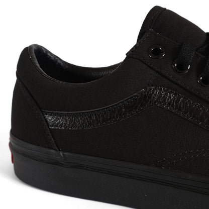Vans Old Skool Kids Shoes Trainers Uk Size 5   Black Canvas