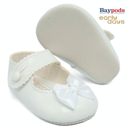 Baypods B604 Originals Girls Babies Soft Soles Pre-Walkers Shoes UK Size 0 - 3