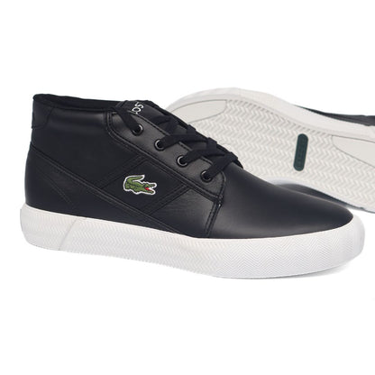 Lacoste Gripshot Chukka Mens Boots Trainers UK Size 6   Black - White