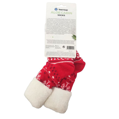 Yaktrax Aloe Cabin Winter Warm Socks Girls Womens UK Size 3 - 8