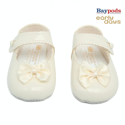 Baypods B604 Originals Girls Babies Soft Soles Shoes UK Size 0 - 2