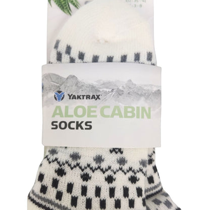 Yaktrax Aloe Cabin Winter Warm Socks Girls Womens UK Size 3 - 8