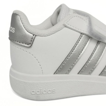 Adidas Grand Court Toddlers Shoes Trainers Size 6 - 9.5 GW6526 Strap Up