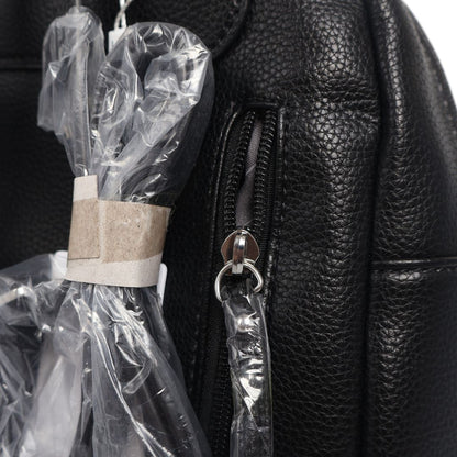 L.Credi Budapest Womens Girls Black Backpack Hand Bag