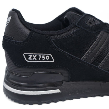 Adidas ZX 750 Mens Shoes Trainers Uk Size 7 to 12 GW5531 Black Silver