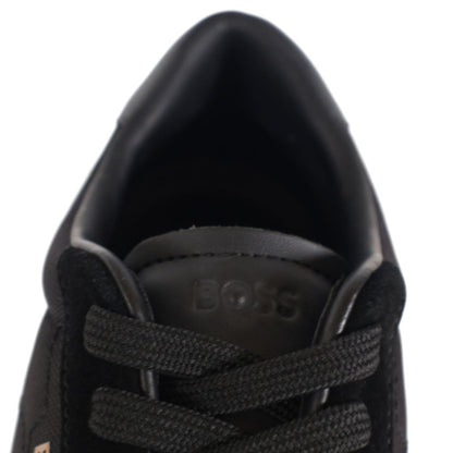 Hugo Boss Titanium SL Mens Shoes UK Size 7  Black White