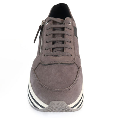 Geox D Kency Respira Womens Shoes Trainers UK Size 7  Grey White