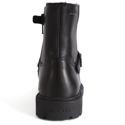 Geox J Shaylax Respira Kids Girls Boots Trainers UK Size 10 Black