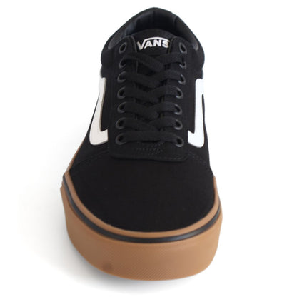 Vans Ward Mens Canvas Shoes Trainers Uk Size 8.5   Black Gum