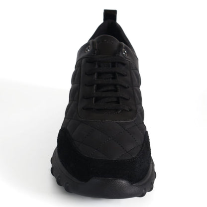 Geox D Alleniee Respira Womens Shoes Trainers UK Size 7  Black
