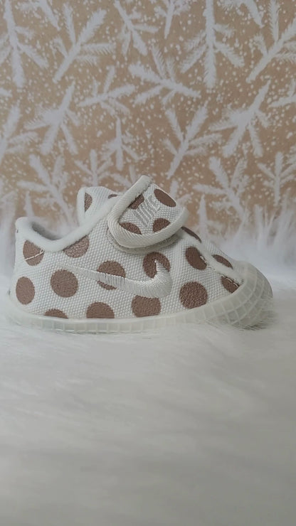 NIKE WAFFLE 1 PRINT  Babies Soft Soles Pre-Walkers Shoes UK Size 0.5